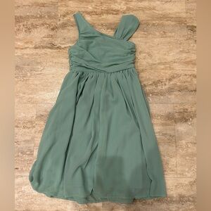 Girls Elegant Green Dress